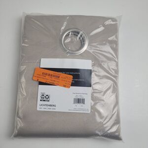 NEW Sun Zero 40" x 84" Grommet single curtain panel 'Stone' #CT15